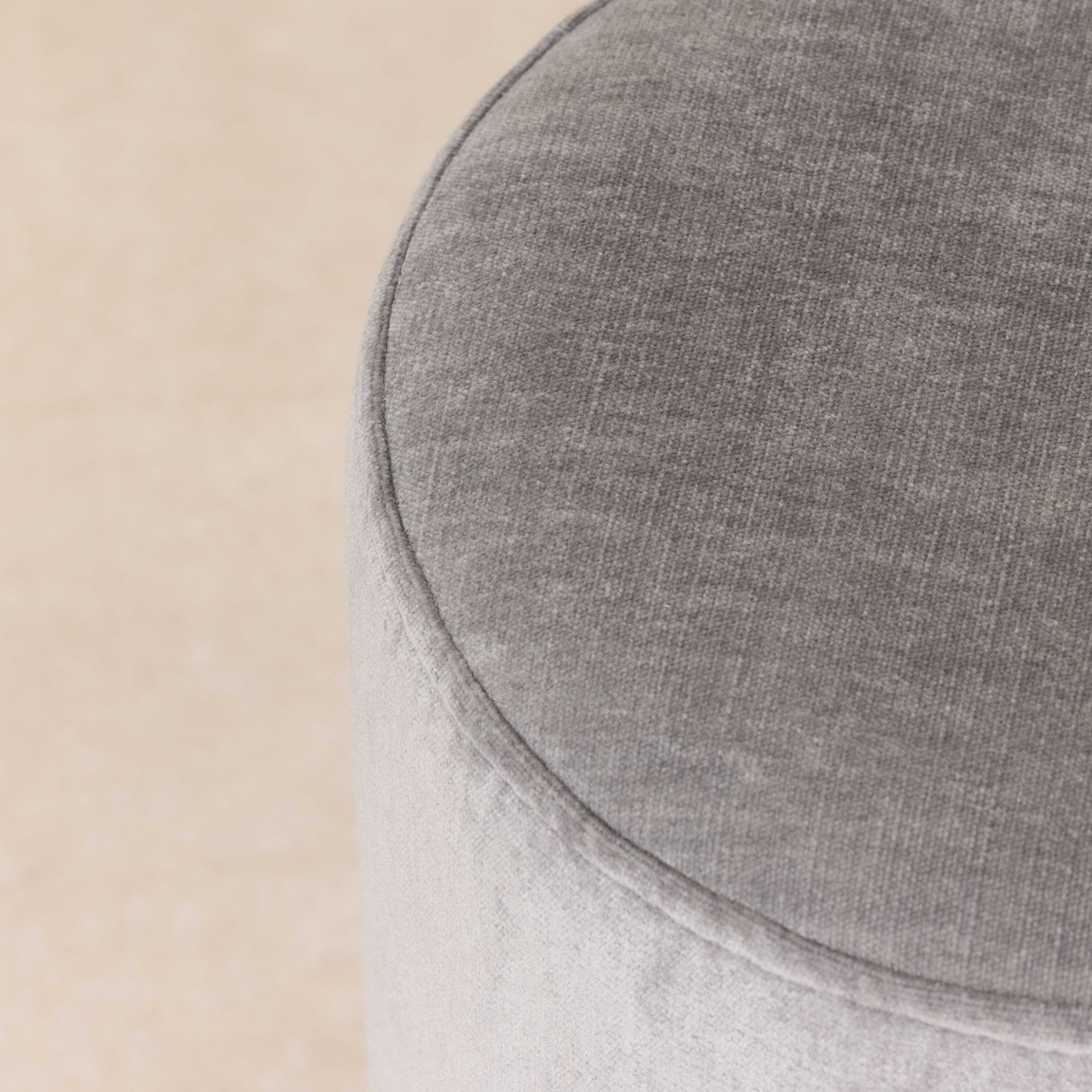 Pouffe with Ball Feet - Cornflour - Image 3